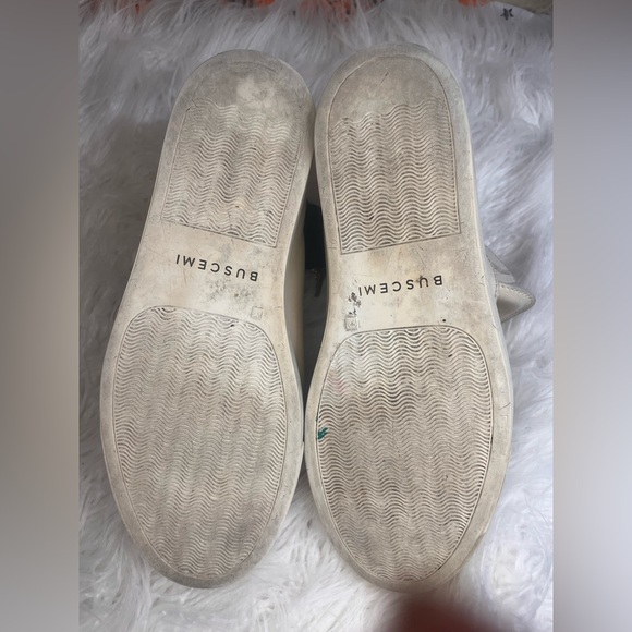 Buscemi Women's White and Gold Sneakers - Picture 8 of 8
